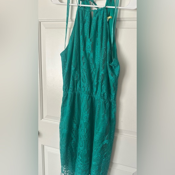 Gianni Bini Deep Teal Lace Midi Dress – NWT - Picture 6 of 6